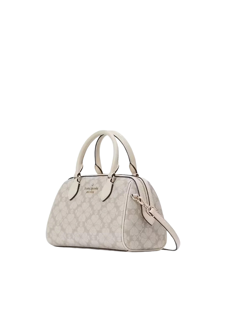 Kate Spade Signature Spade Flower Duffle Crossbody Bag In Dark Beige KG483