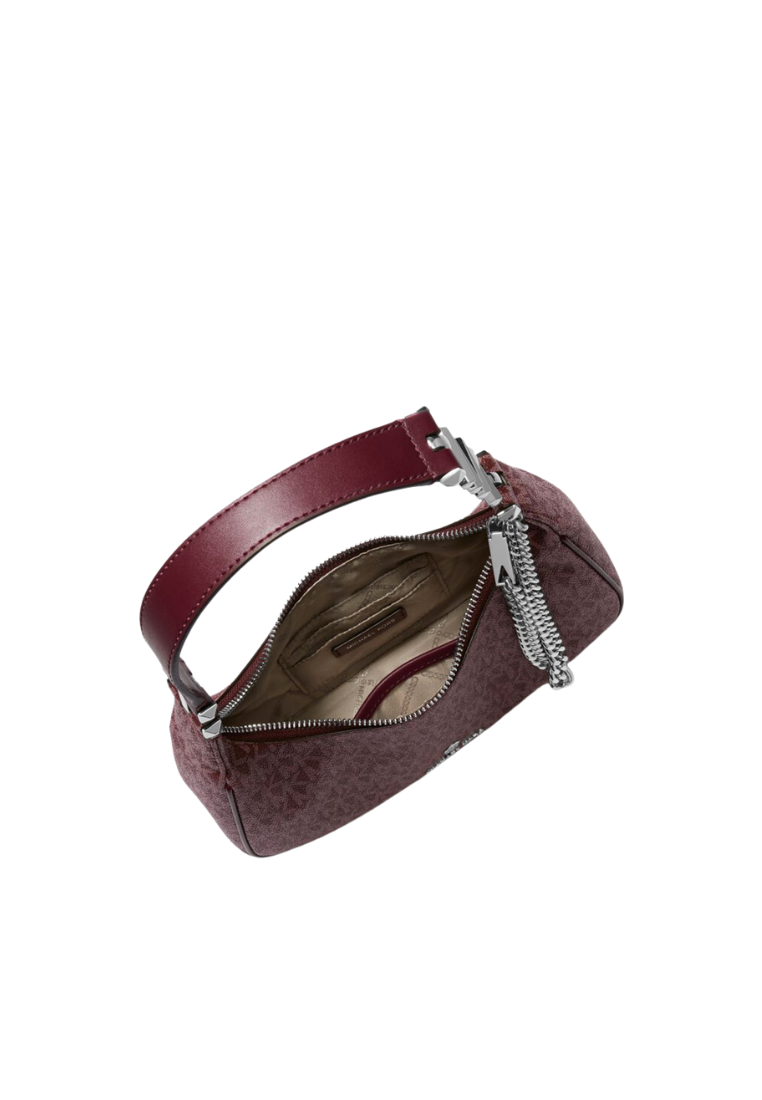 Michael Kors Piper Small Logo Shoulder Bag In Merlot 32F2SP1C1V