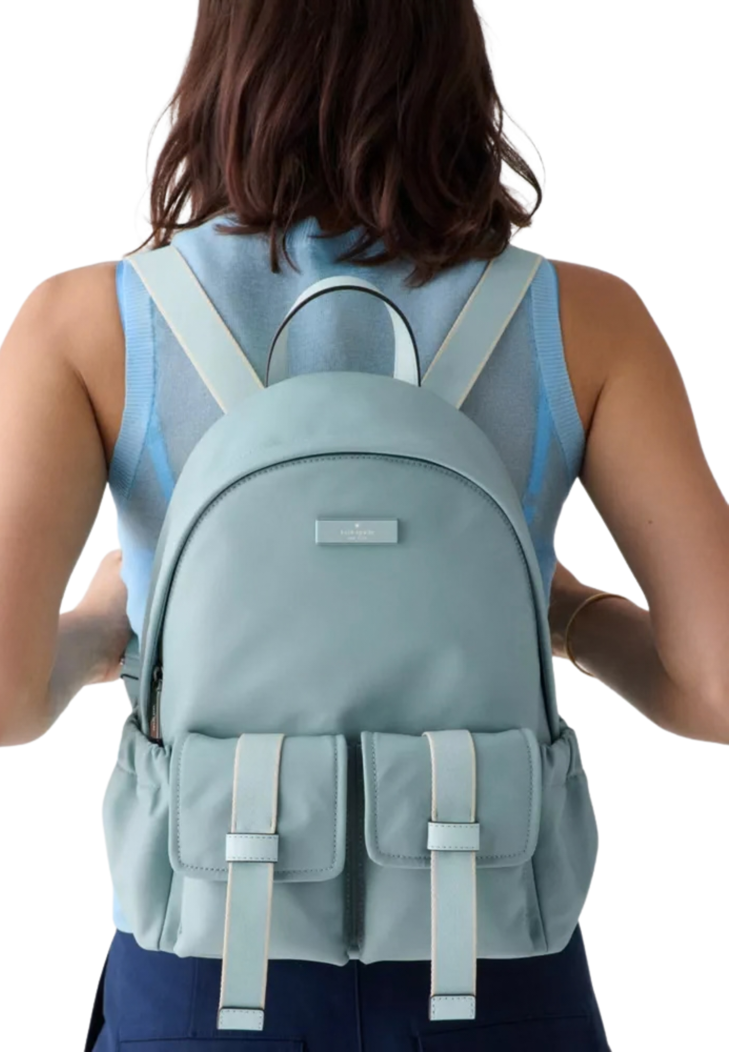Kate Spade Carter Ksnyl Cargo Backpack In Aventurine KN667
