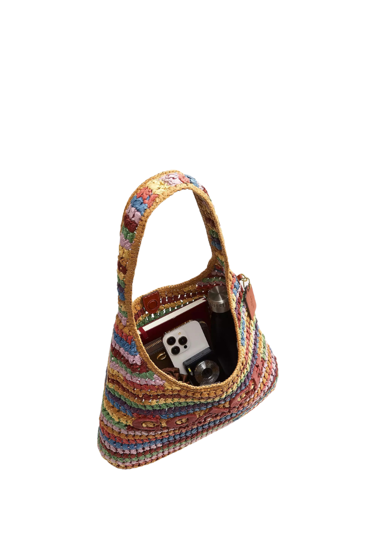 ( PREORDER ) Coach Brooklyn 34 Shoulder Bag In Brass Multi CDZ40