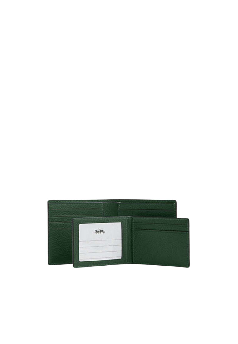 Coach 3 In 1 Wallet Compact ID In Hunter Green CR398