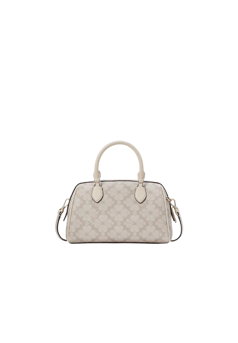 Kate Spade Signature Spade Flower Duffle Crossbody Bag In Dark Beige KG483