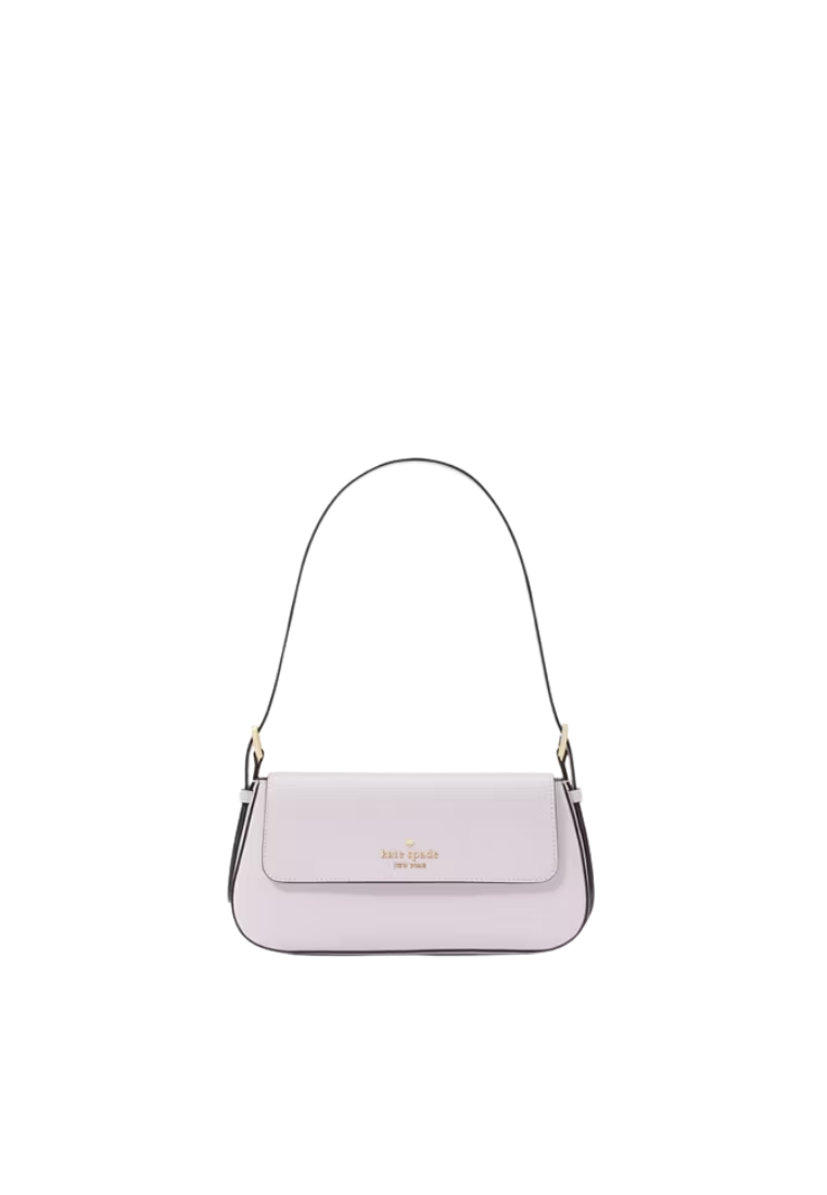 ( PREORDER ) Kate Spade Madison Saffiano Leather Small Flap Shoulder Bag In Frosted Blueberry KK952