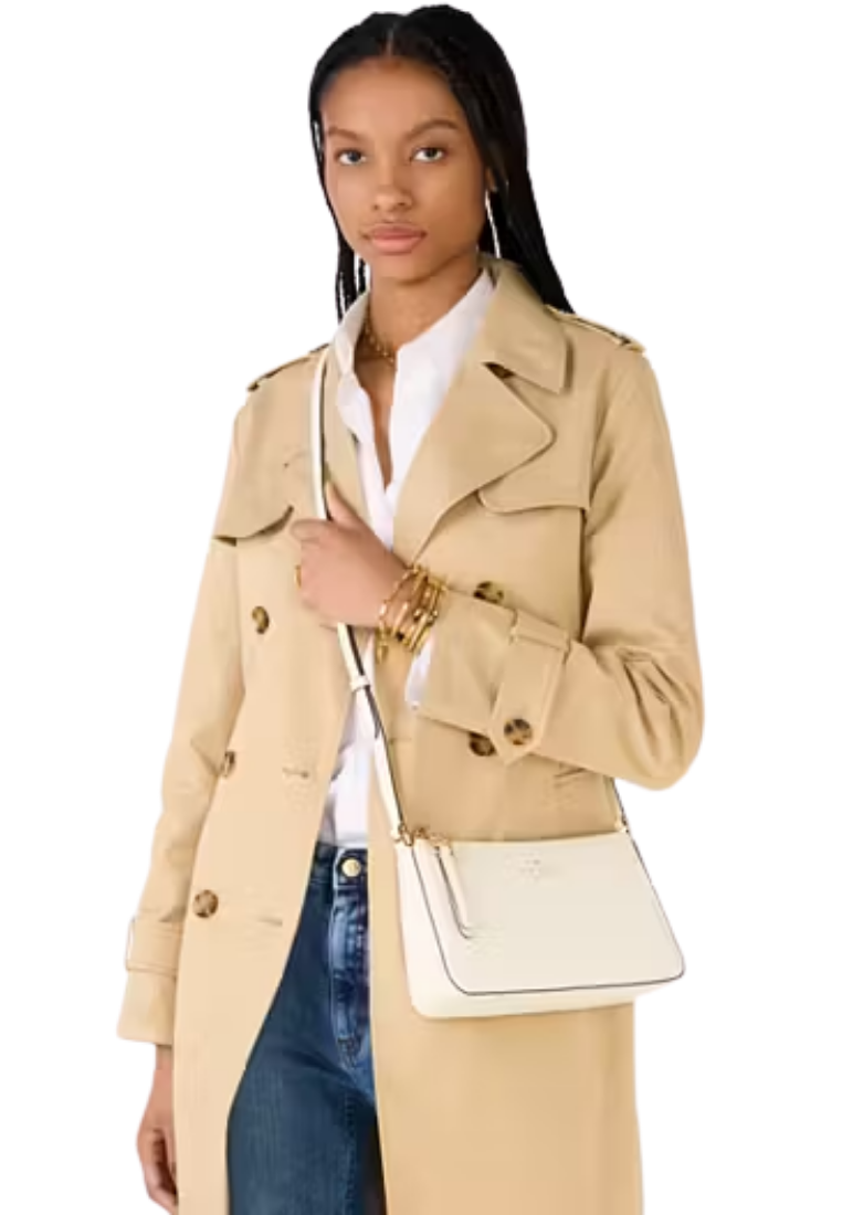 ( PREORDER ) Kate Spade Ginnie Shoulder Bag In Meringue KK311