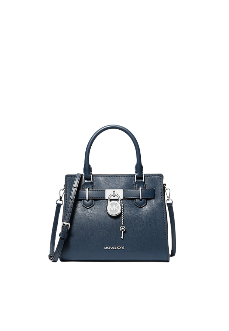 Michael Kors Hamilton Small Top Handle In Navy Blue Marine 35S3SHMS1L