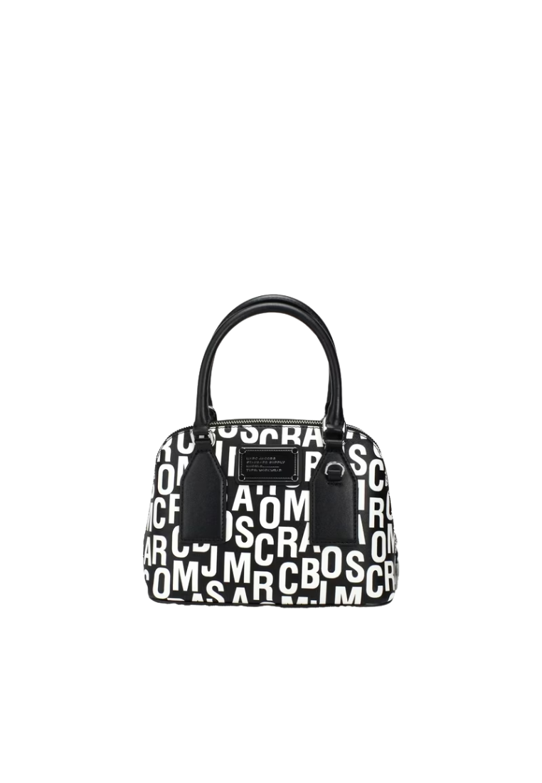 Marc Jacobs Small Dome Satchel Bag In Black White 4S4HSC005H02
