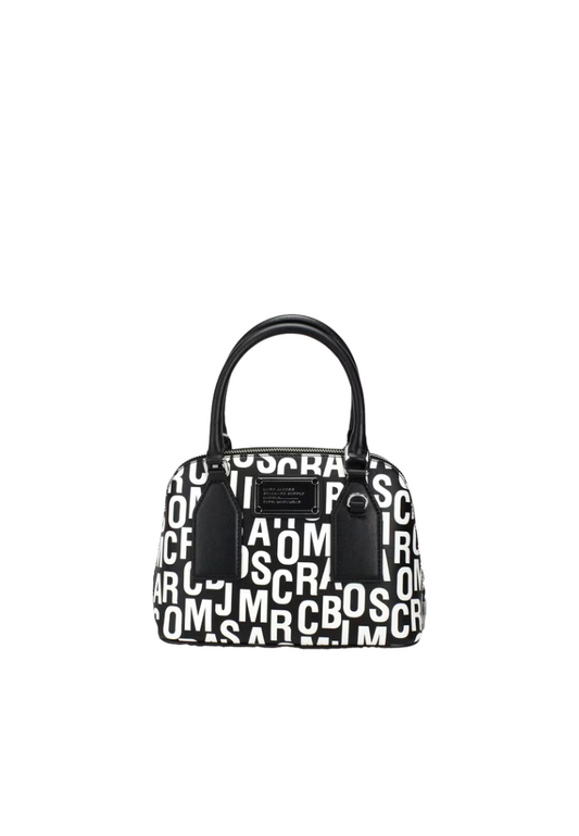 Marc Jacobs Small Dome Satchel Bag In Black White 4S4HSC005H02