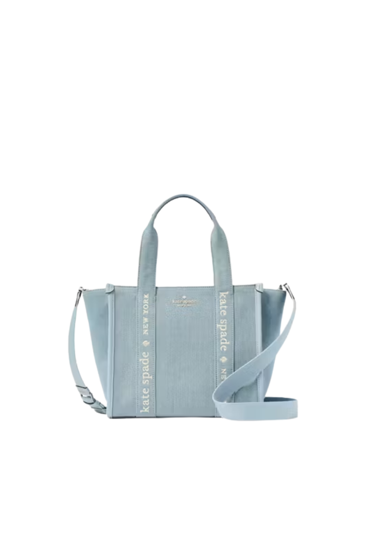 Kate Spade Kip Denim Small Tote Bag In Blue Multi KL065