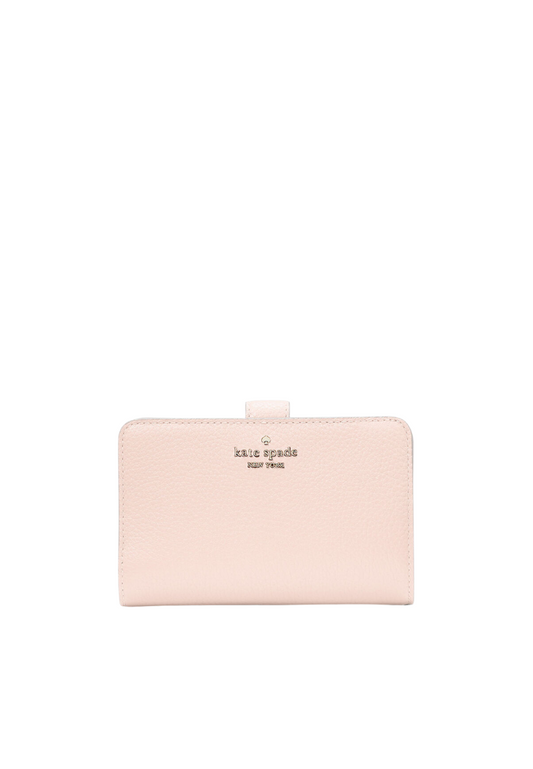( AS IS ) Kate Spade Lena Medium Billfold Wallet In Blush Cloud KH787