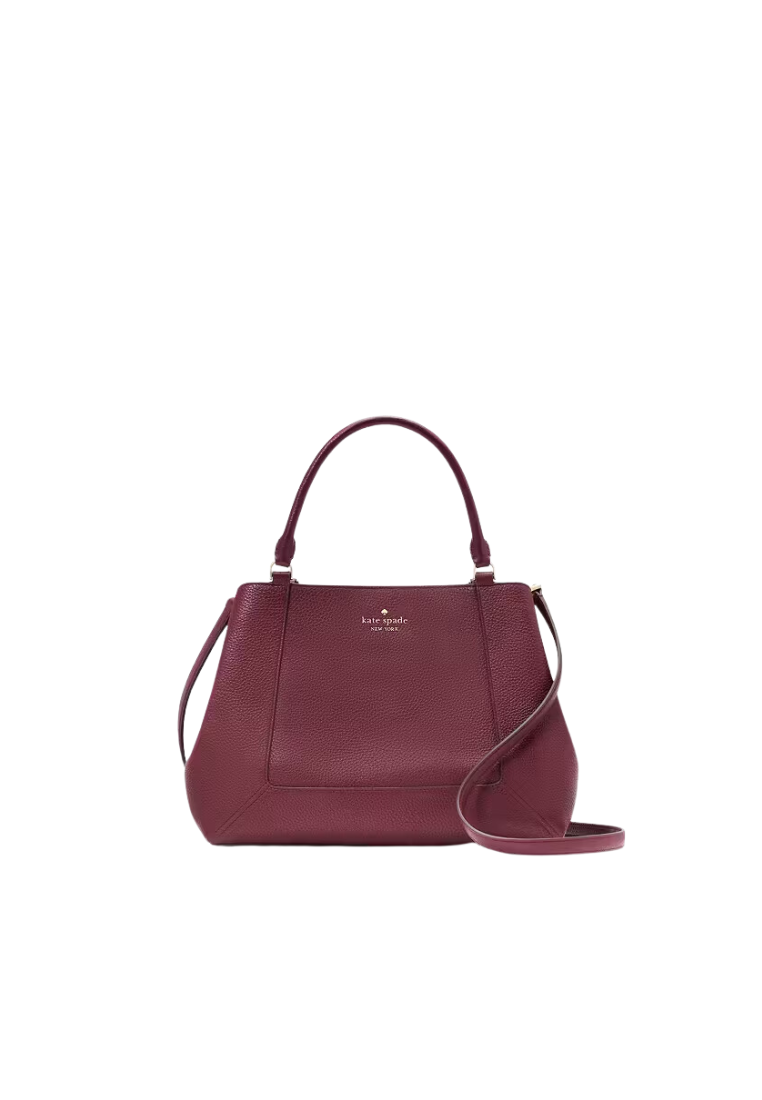 Kate Spade Lena Satchel Bag In Cherrywood KH434