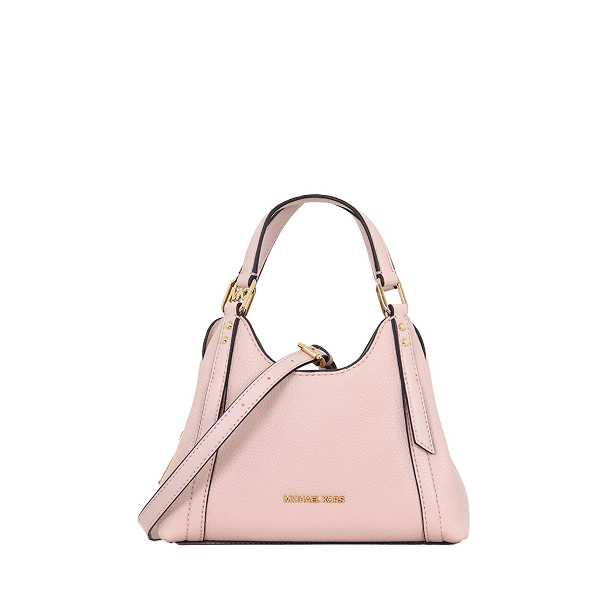 Michael Kors Arlo 35S3GW7C1L Small Leather Crossbody Bag In Powder Blush