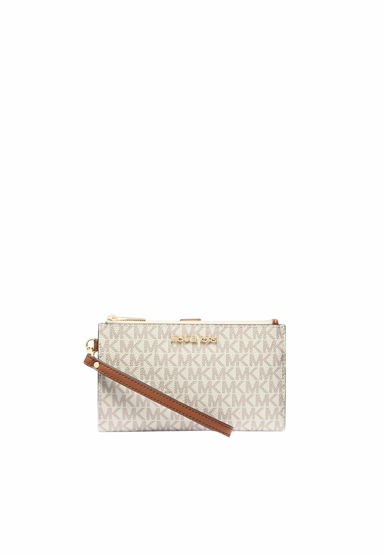 Michael Kors Jet Set Logo Smartphone Wallet In Vanilla 32F1GJ6W4B