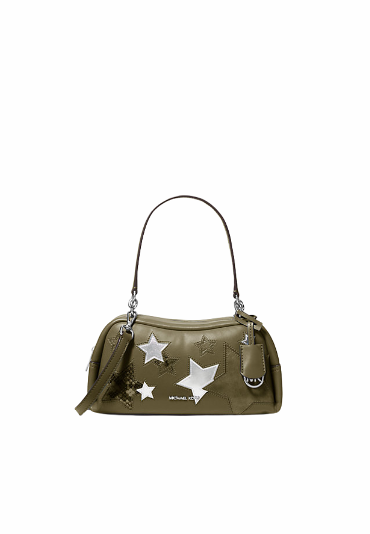 Michael Kors Cecily Small Embellished Shoulder Bag In Vert Olive 35F5S8CL5L