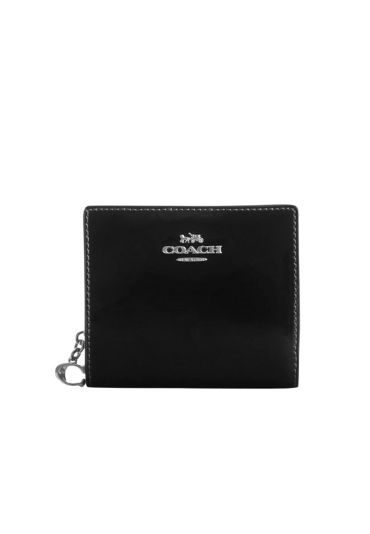 Coach Accessories Snap Wallet Patent Leather In Badlands Flr CN383