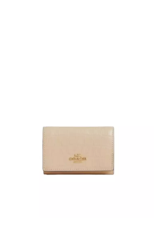 Coach Micro Wallet In Ivory CU914