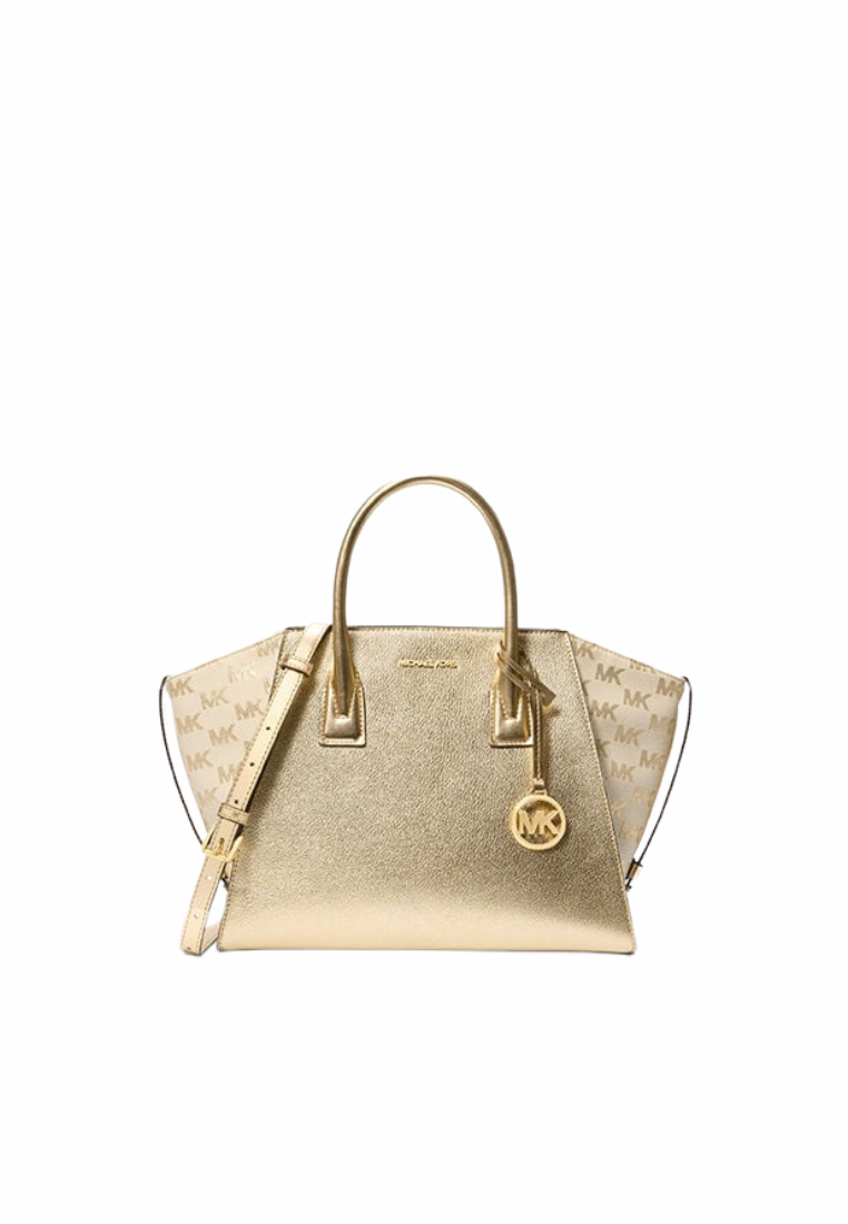 Michael Kors Avril Large Top Handle In Pale Gold 35S5G4VS3M