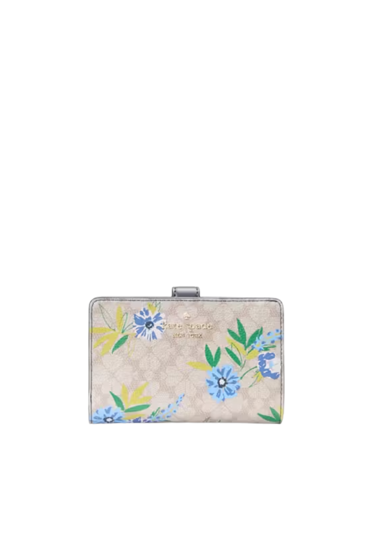 Kate Spade Spade Flower Floral Medium Billfold Wallet In Kate Spade Spade Flower Floral Medium Billfold Wallet In