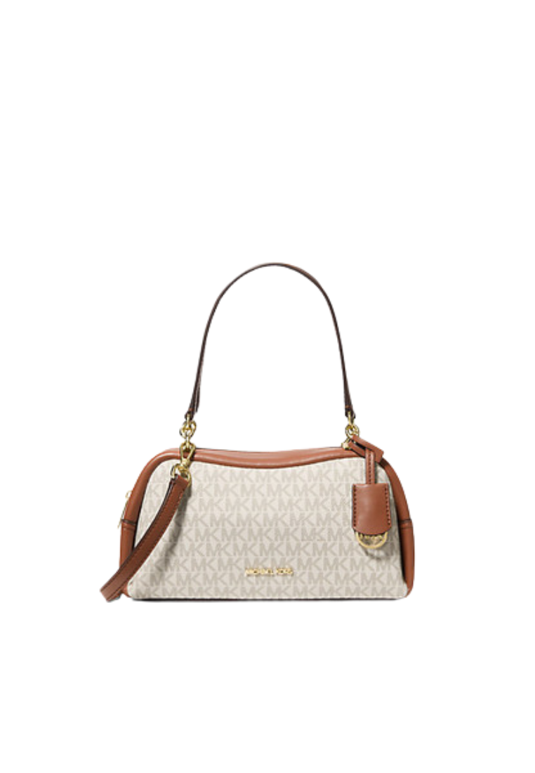 Michael Kors Cecily Small Signature Logo Shoulder Bag In Vanilla 35F5G8CL1B