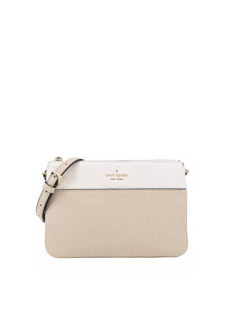 Kate Spade Light Blue Leila Triple Gusset Crossbody Bag Kate Spade