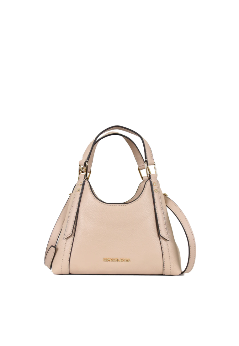 Michael Kors Arlo 35S3GW7C1L Small Leather Crossbody Bag In Buff