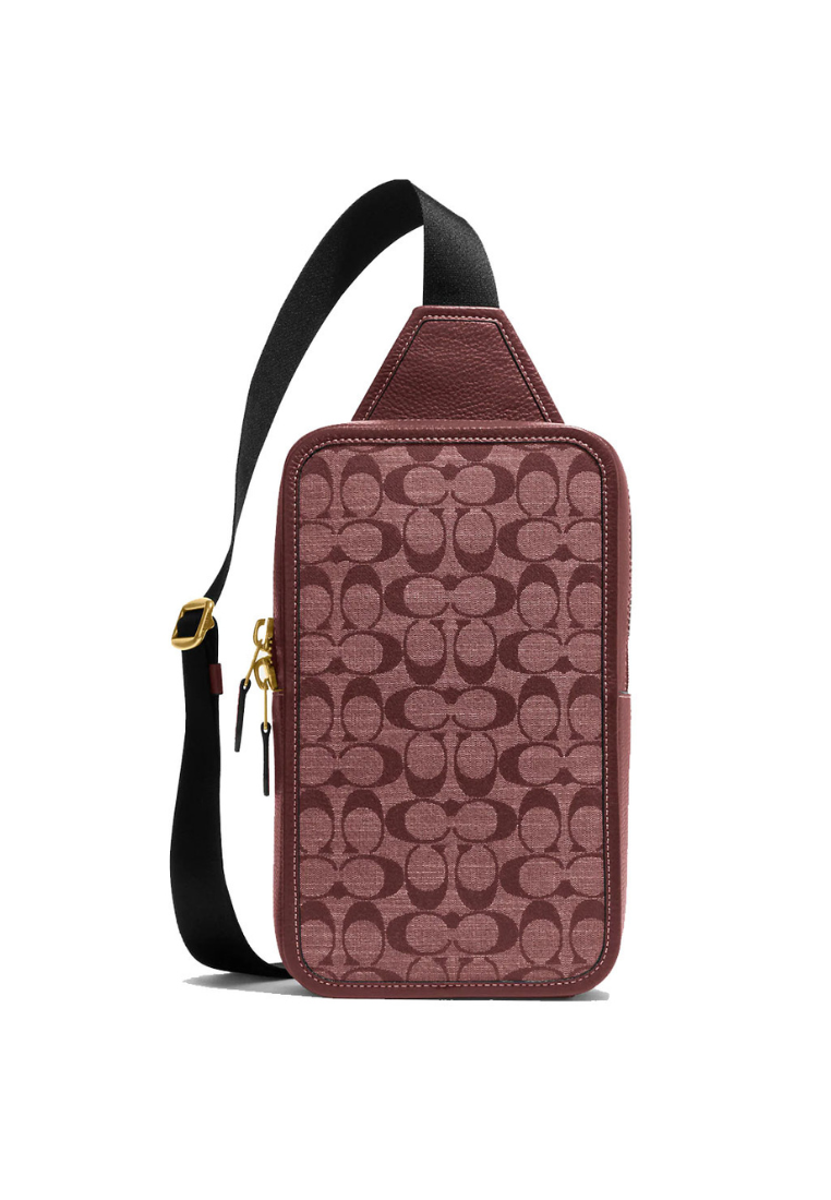 Coach Sullivan CG993 Pack In Signature Chambray In Wine