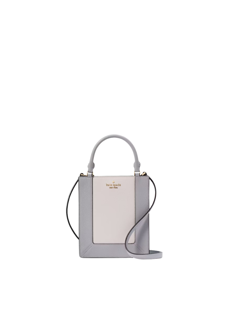 Kate Spade Lena Colorblock Tote Bag In Mountain Grey KI885