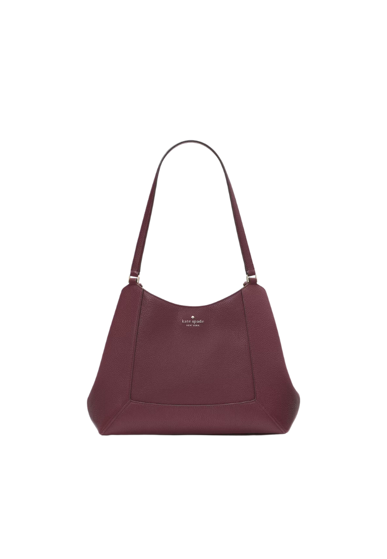 Kate Spade Lena Triple Compartment Shoulder Bag In Cherrywood KH435
