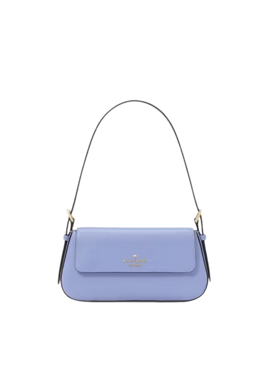 Kate Spade Madison Shoulder Bag Small Flap In Frosted Blueberry KK952