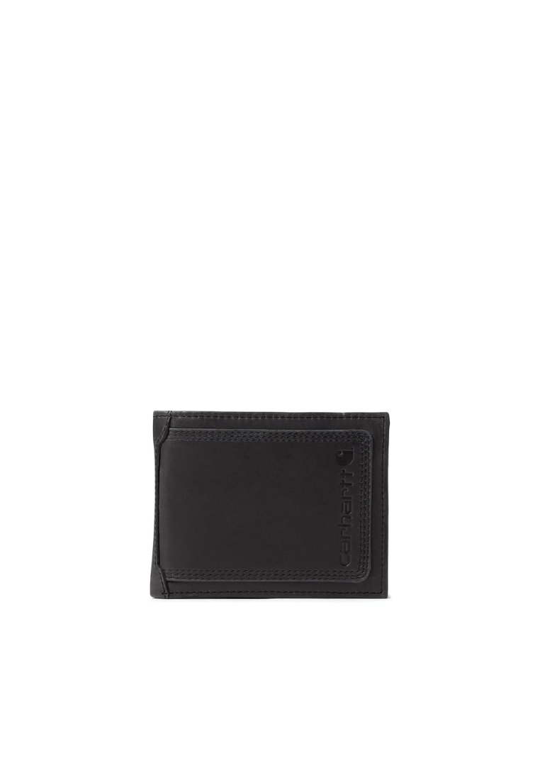 ( AS IS ) Carhartt Triple-Stitched Passcase Wallet In Black WW0212