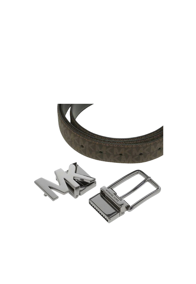 Michael Kors Signature 4 In 1 Belt In Brown Black 36H9MBLY4V