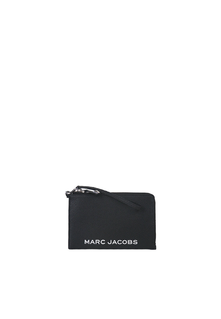 Marc Jacobs Pebbled Leather Wristlet In Black 4R3SCP028S02