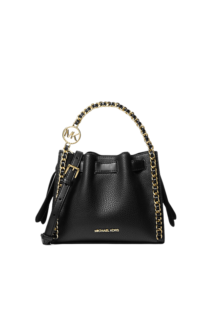 ( PREORDER ) Michael Kors Mina Small Chain Crossbody Bag In Black 35H3G4MC1I