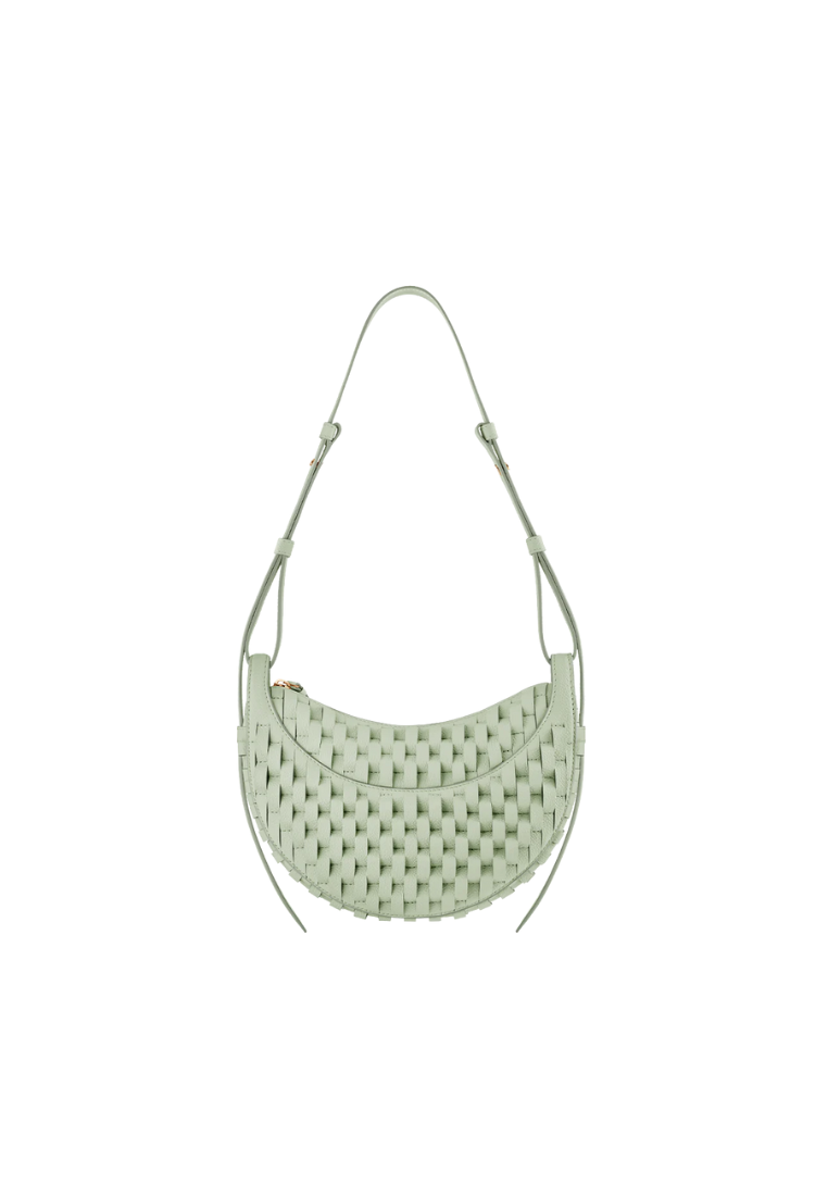 ( PREORDER ) Polene Numero Dix Crossbody Bag In Onda Fresh Almond