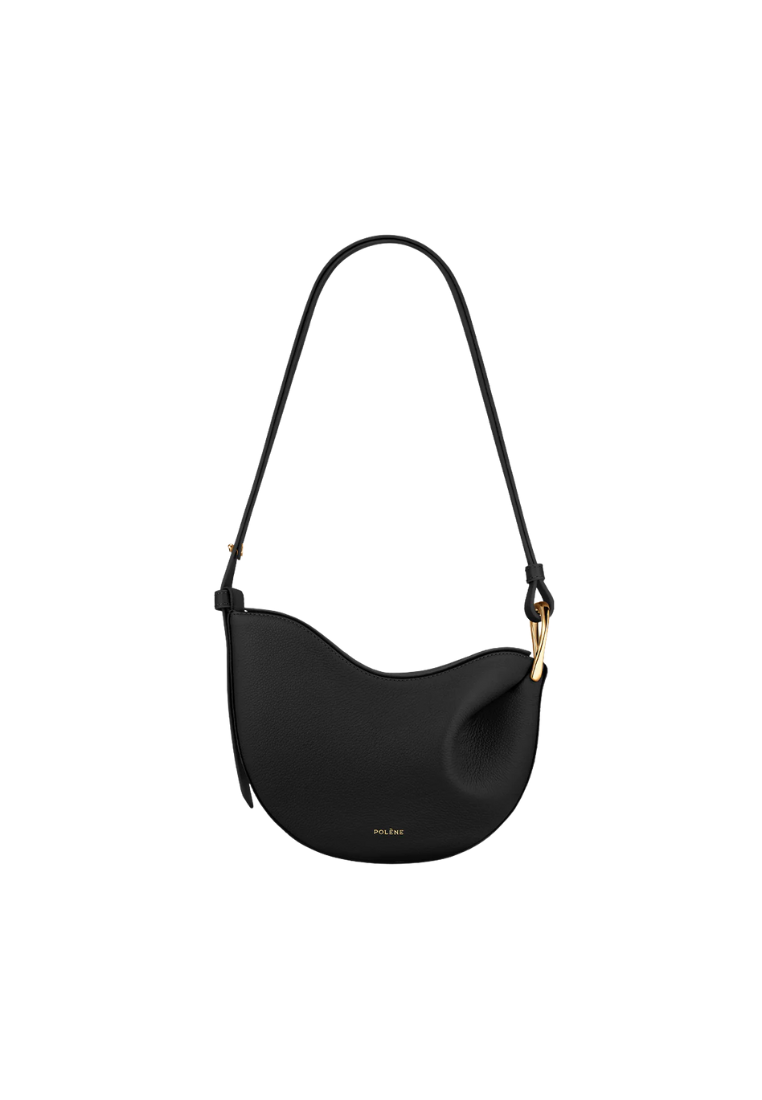 ( PREORDER ) Polene Tonca Crossbody Bag In Textured Black