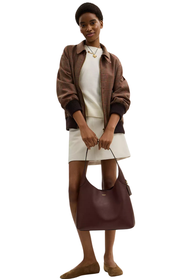 ( PREORDER ) Coach Brooklyn 34 Shoulder Bag In Brass Maple CCU00