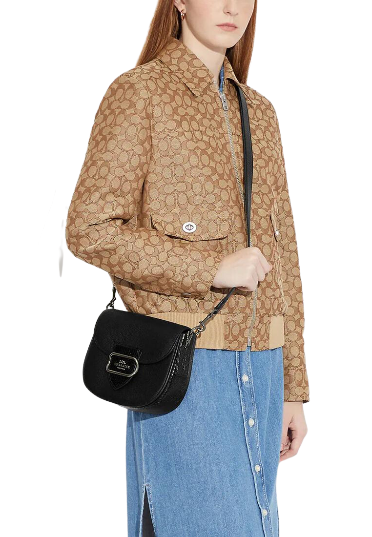 Coach Morgan Saddle Bag CG470 In Black Multi