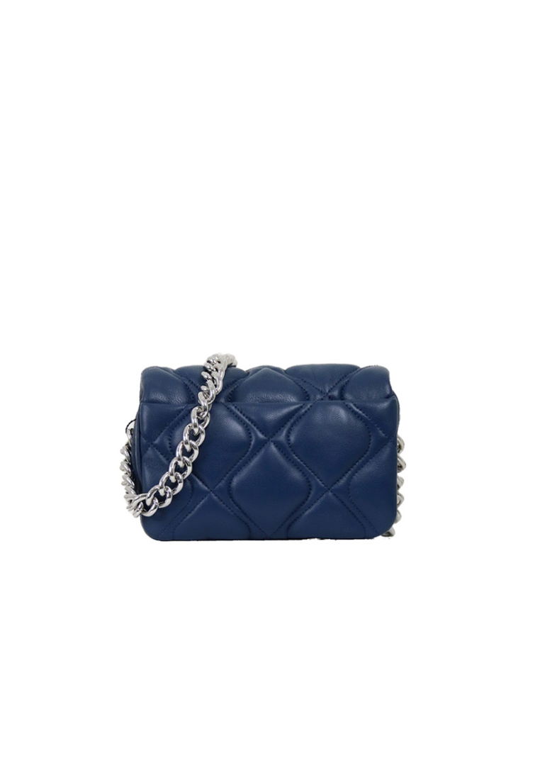 Marc Jacobs Small Quilted Pillow Crossbody Bag In Azure Blue H949L01RE22