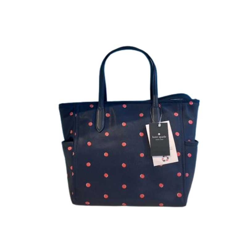 Kate Spade Medium Chelsea KA497 Nylon Satchel Bag In Blue Multi