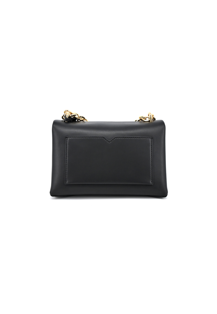 Michael Kors Cece Medium Shoulder Bag Flap Pkt In Black 35F2G0EF80
