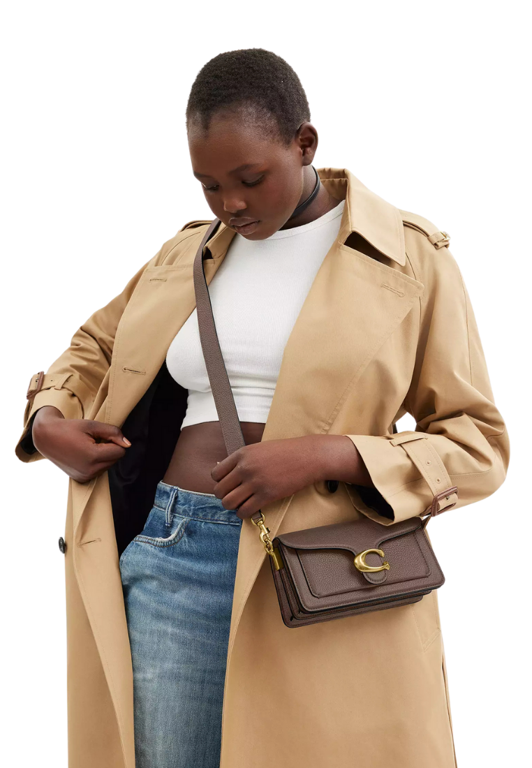 ( PREORDER ) Coach Tabby 20 Shoulder Bag In Dark Stone CY201