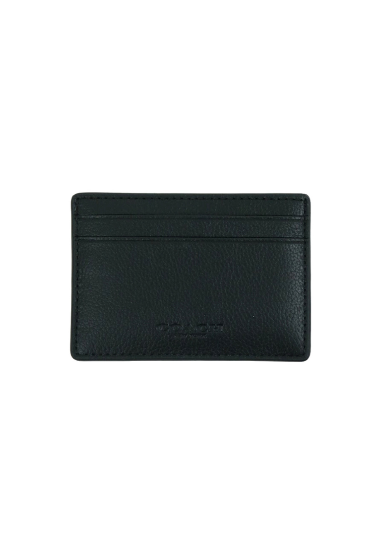 Coach Money Clip F75459 Card Case In Black