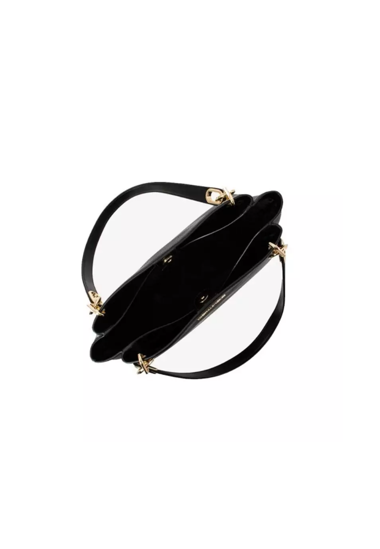 Michael Kors Trisha Large Shoulder Bag In Black 35H1G9TL9L