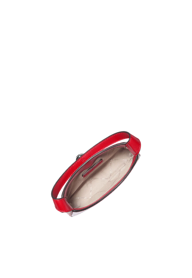 Michael Kors Lyra Extra-Small Signature Logo Crossbody Bag In Bright Red 35R5S1YC0B