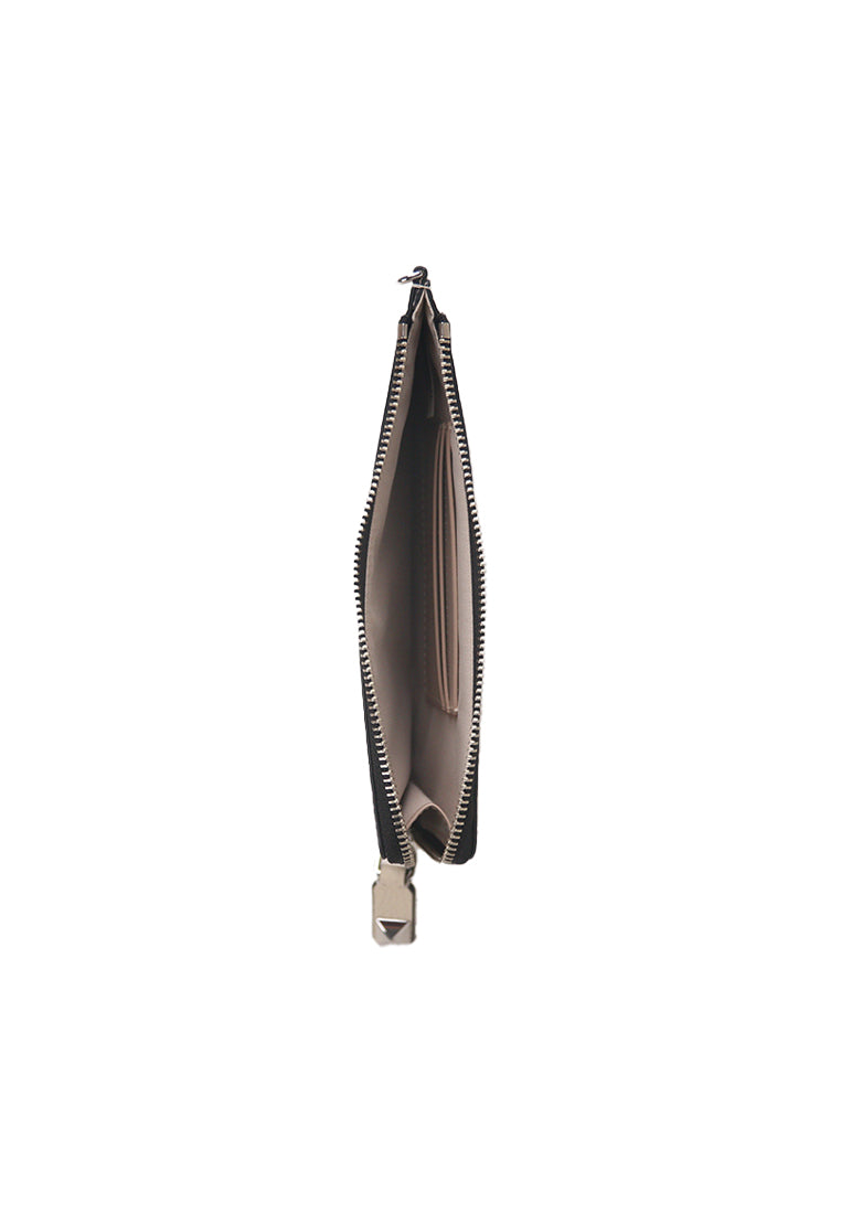 Marc Jacobs Pebbled Leather Wristlet In Marshmallow 4R3SCP028S02