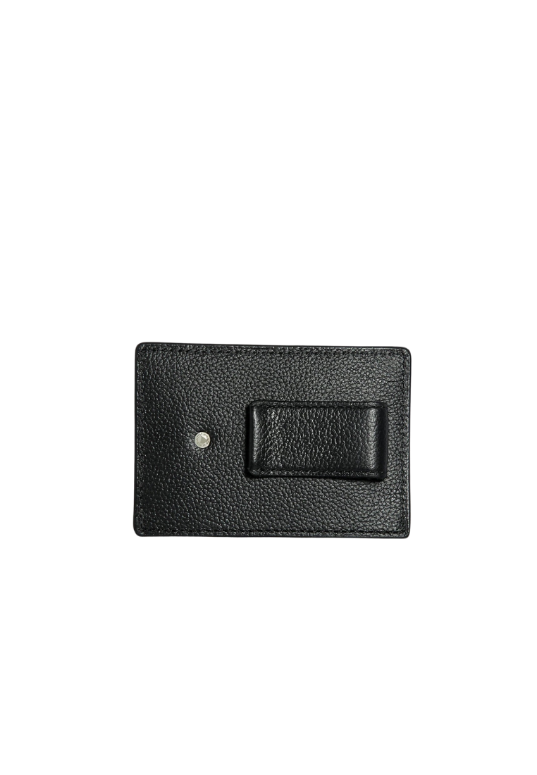 Coach Money Clip Card Case In Black 75459