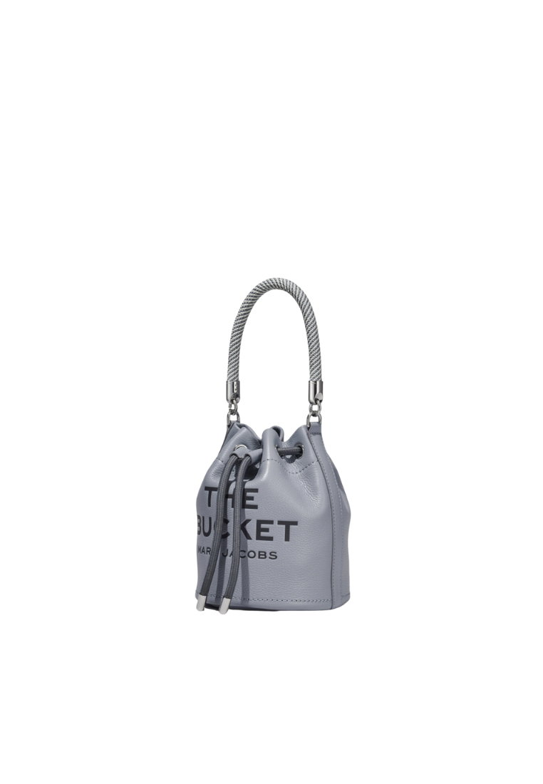 Marc Jacobs The Leather Bucket Bag In Wolf Grey H652L01PF22