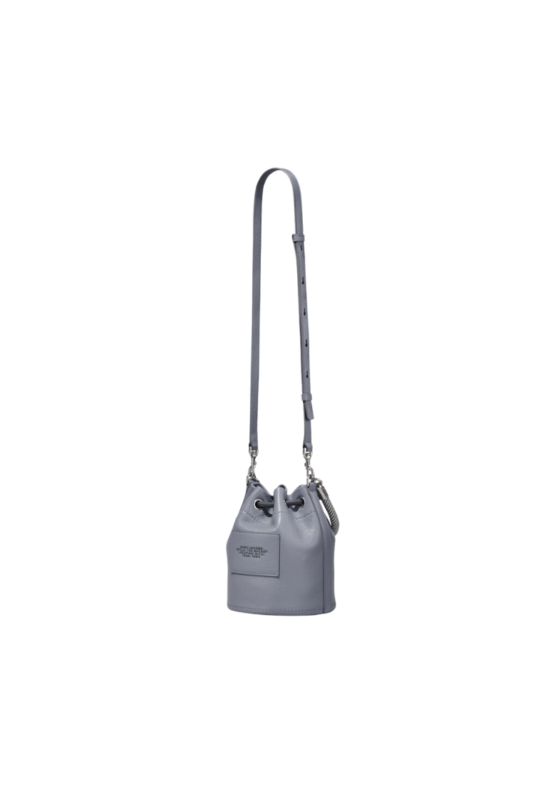 Marc Jacobs The Leather Bucket Bag In Wolf Grey H652L01PF22