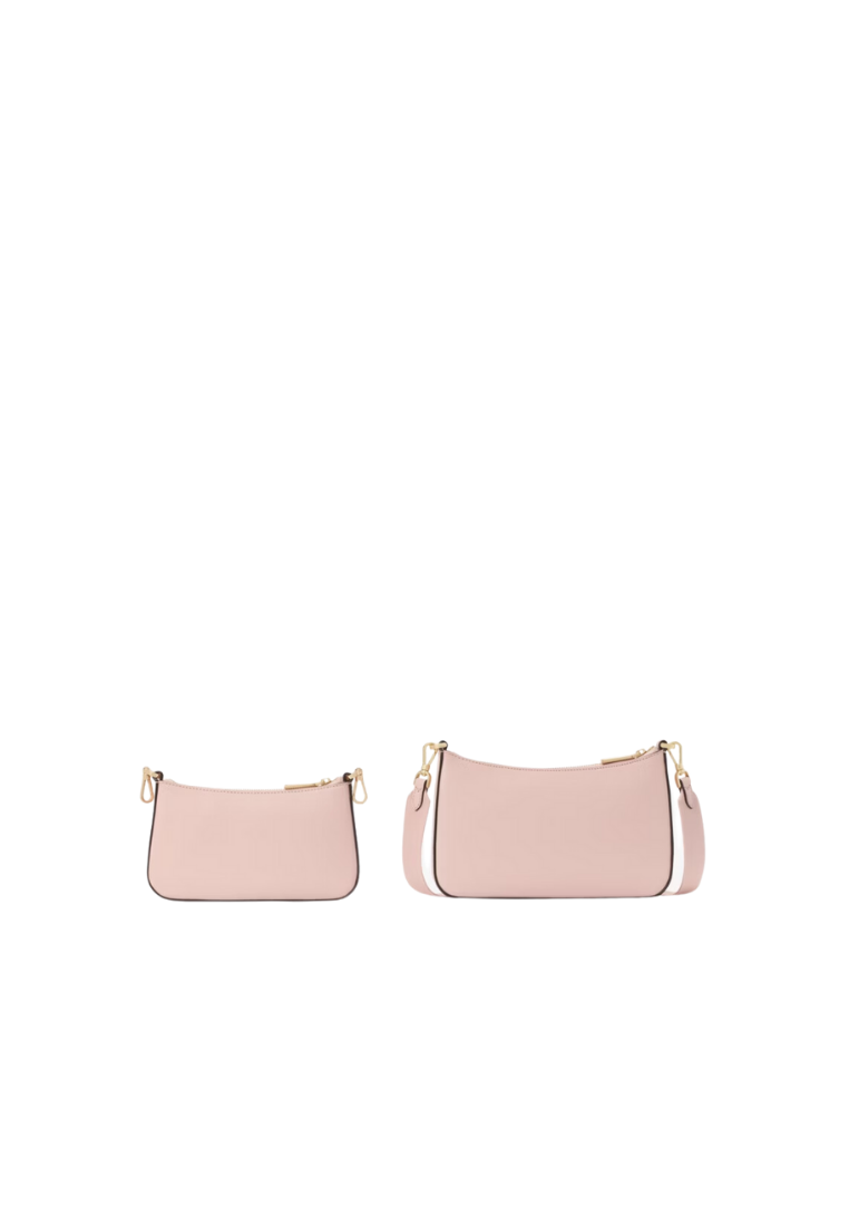 ( PREORDER ) Kate Spade Duet Satin Sequin Crossbody Bag In Rose Smoke KK262