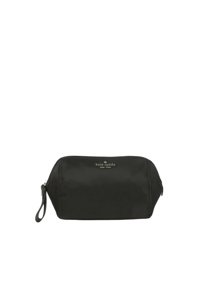 Kate Spade Chelsea The Little Better Pouch Bag Nylon Cosmetic In Black WLR00618