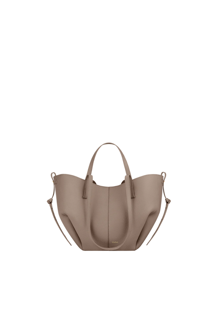 ( PREORDER ) Polene Cyme MIini Shoulder Bag In Textured Taupe